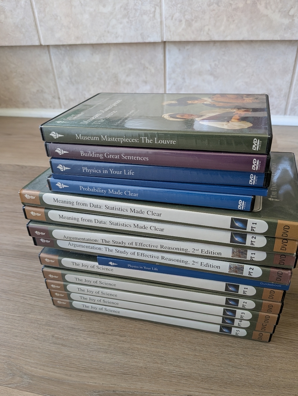 The Great Courses DVD Lot Of 8 Courses